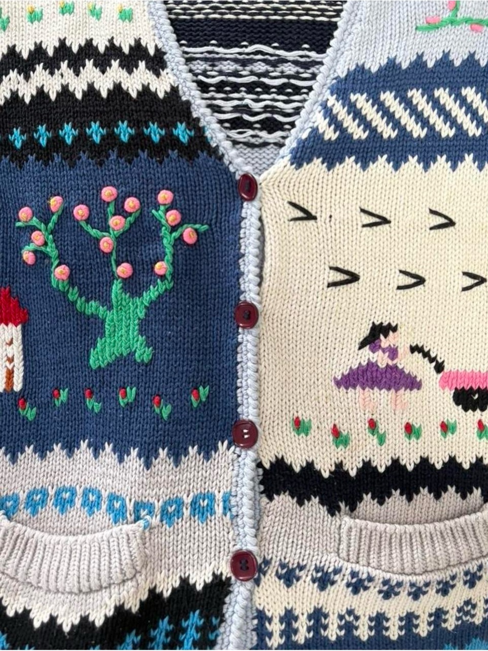 Handmade Knit Cardigan - Picture 6 of 8